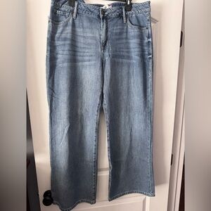 CAbi Light Blue Straight Loose Leg Jeans